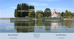 Desktop Screenshot of ledebarcadere.ch