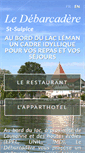 Mobile Screenshot of ledebarcadere.ch